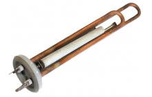 Комплект ТЭН RF 2000W(700+1300),  D64мм, М4, клеммы под разъем, L310мм, 220V+ прокладка + анод, 